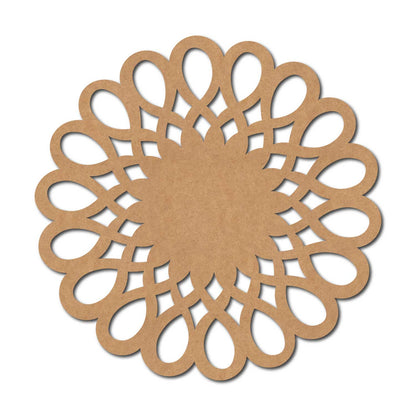 Mandala Base Cutout MDF Design 13
