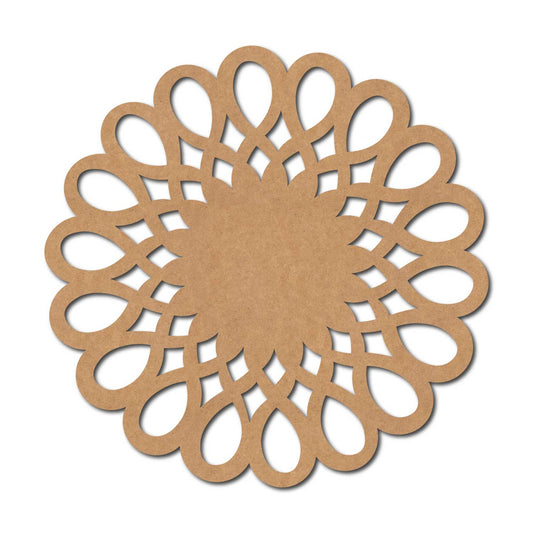 Mandala Base Cutout MDF Design 13