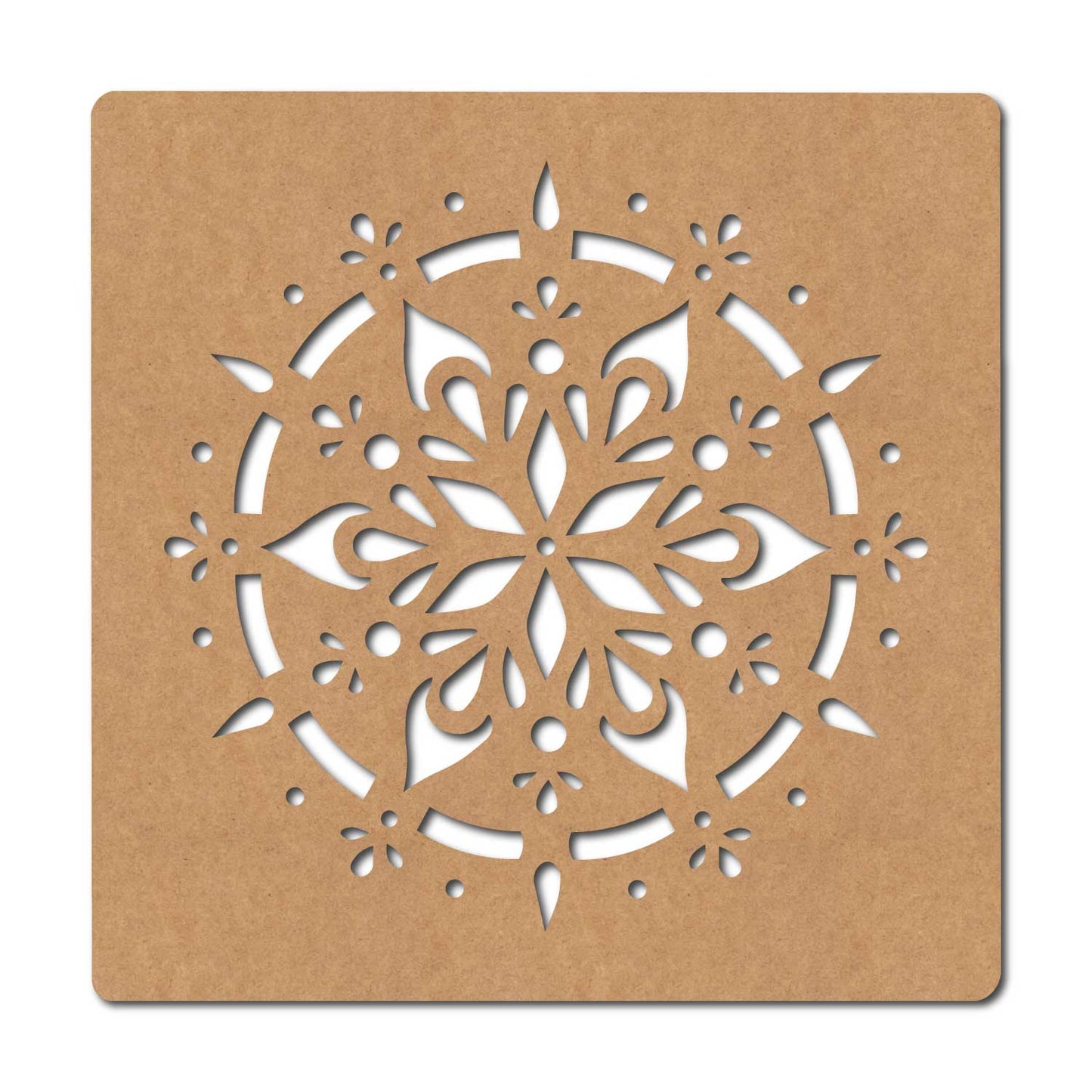 Mandala Base Cutout MDF Design 14