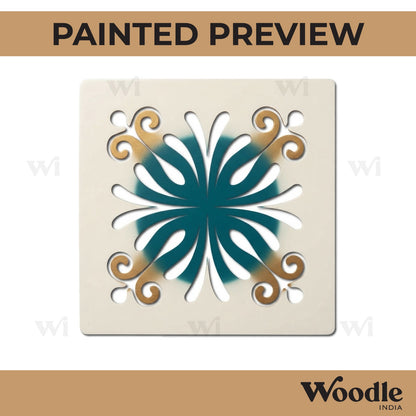 Mandala Base Cutout MDF Design 14