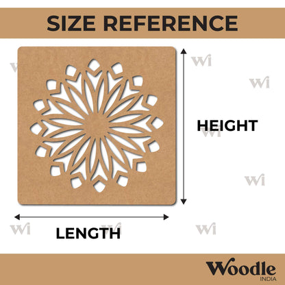 Mandala Base Cutout MDF Design 16