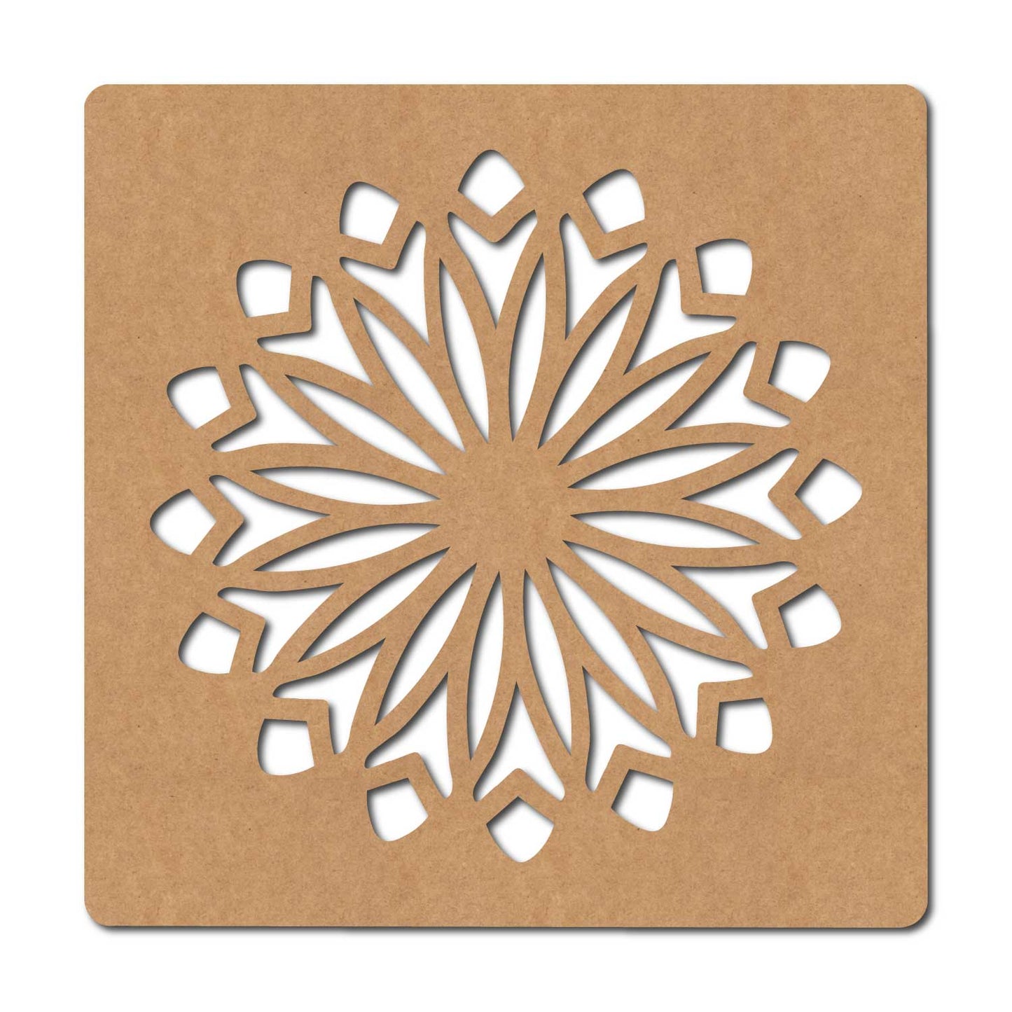 Mandala Base Cutout MDF Design 16