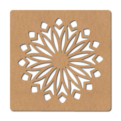 Mandala Base Cutout MDF Design 16