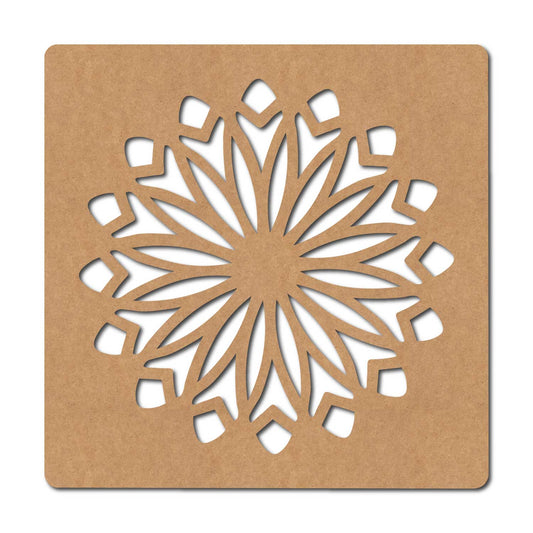 Mandala Base Cutout MDF Design 16