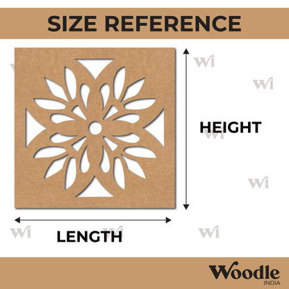 Mandala Base Cutout MDF Design 17