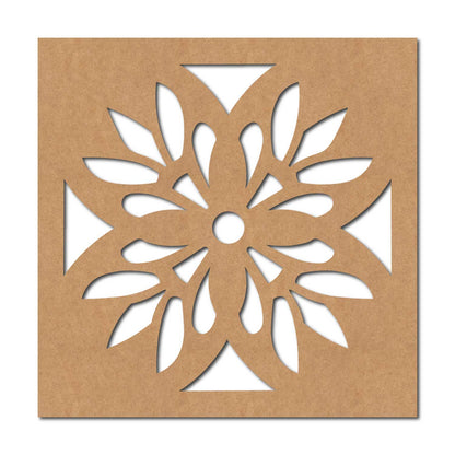 Mandala Base Cutout MDF Design 17