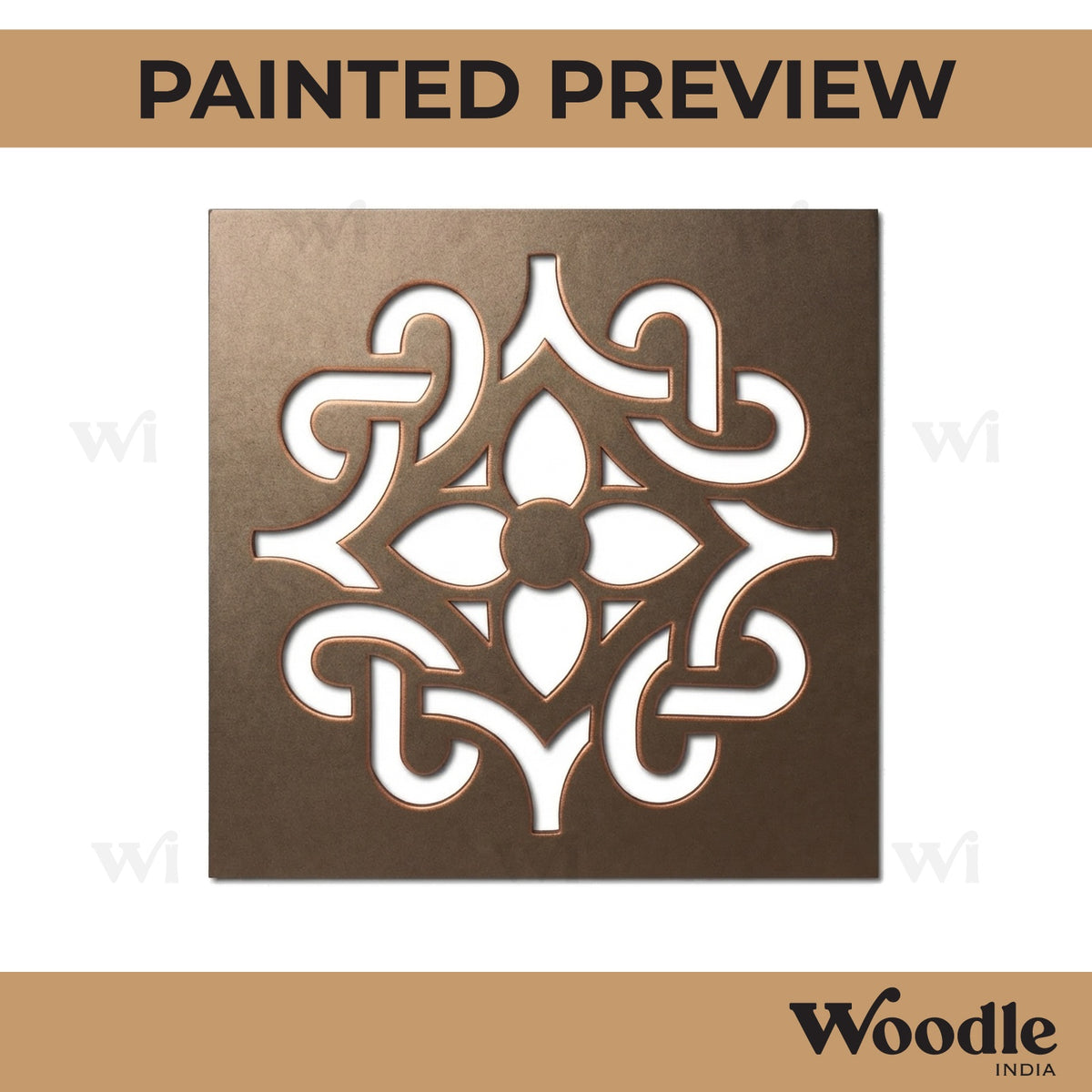 Mandala Base Cutout MDF Design 17
