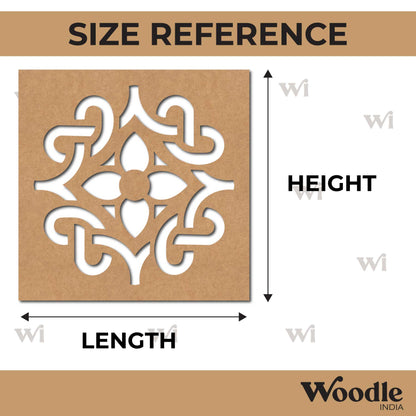 Mandala Base Cutout MDF Design 18