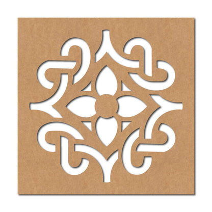 Mandala Base Cutout MDF Design 18