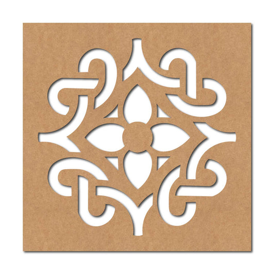 Mandala Base Cutout MDF Design 18