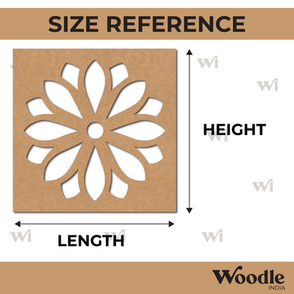 Mandala Base Cutout MDF Design 19