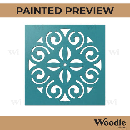 Mandala Base Cutout MDF Design 19