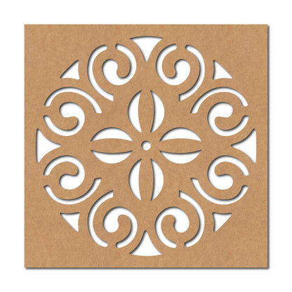 Mandala Base Cutout MDF Design 20