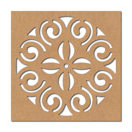 Mandala Base Cutout MDF Design 20