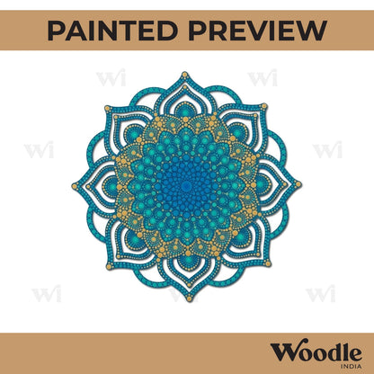 Mandala Base Cutout MDF Design 2