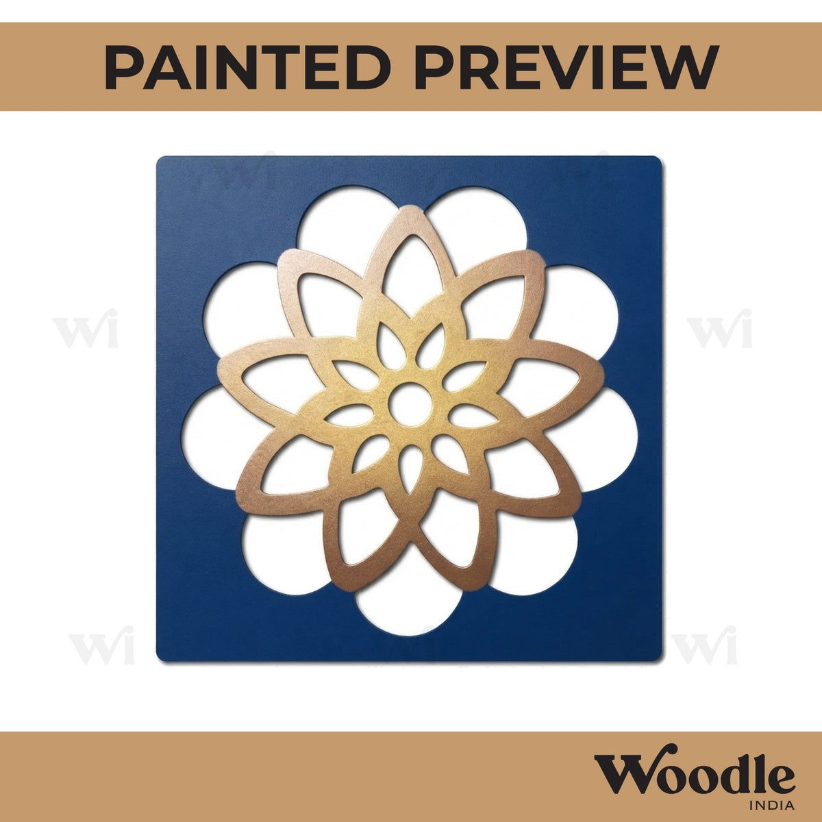 Mandala Base Cutout MDF Design 20