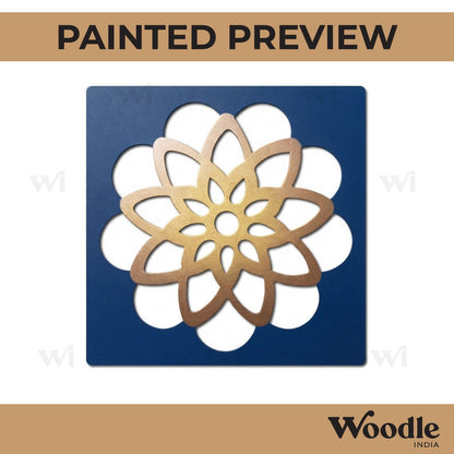 Mandala Base Cutout MDF Design 20
