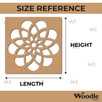 Mandala Base Cutout MDF Design 21