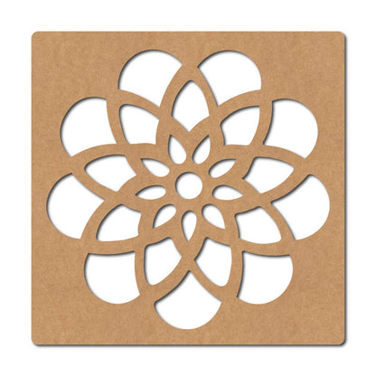 Mandala Base Cutout MDF Design 21