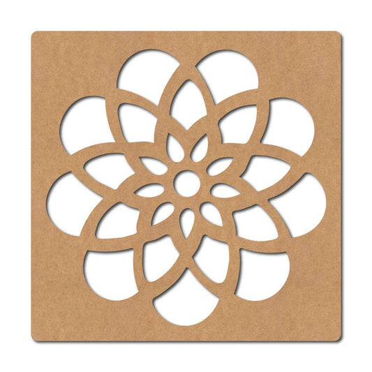 Mandala Base Cutout MDF Design 21