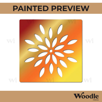 Mandala Base Cutout MDF Design 22