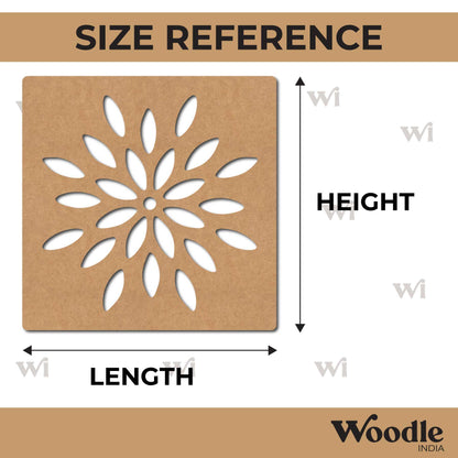 Mandala Base Cutout MDF Design 23