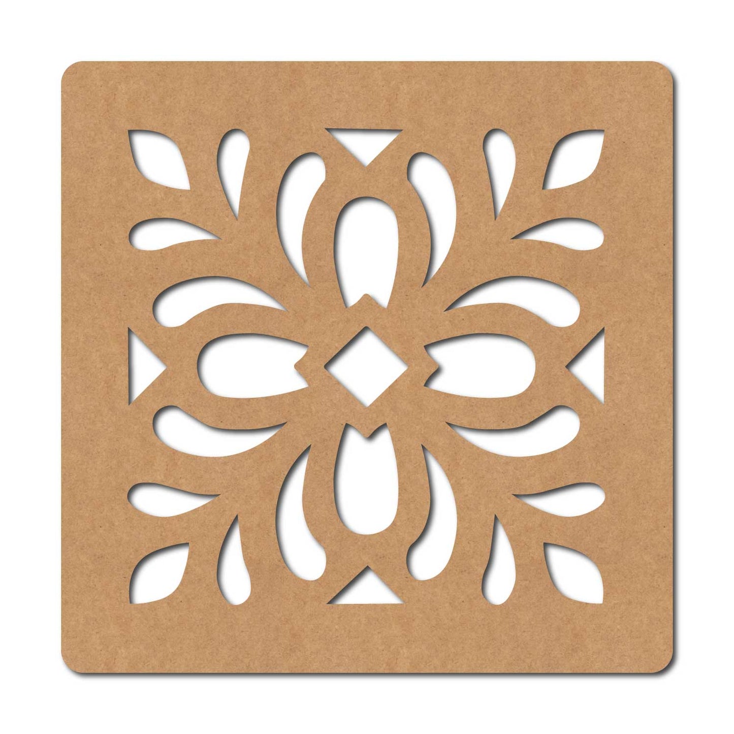 Mandala Base Cutout MDF Design 24