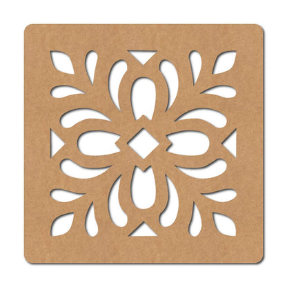 Mandala Base Cutout MDF Design 24