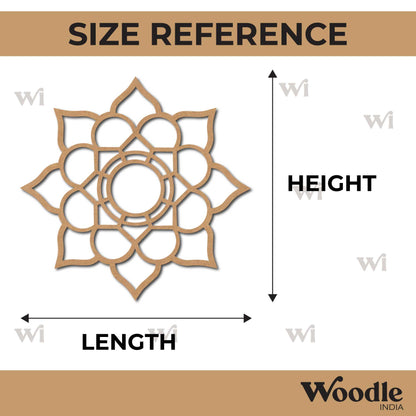 Mandala Base Cutout MDF Design 25