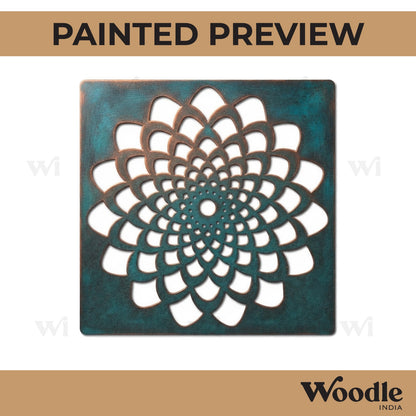 Mandala Base Cutout MDF Design 25