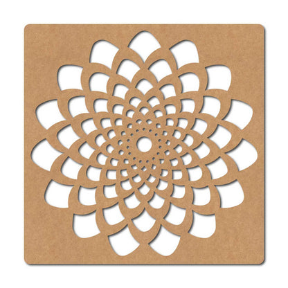 Mandala Base Cutout MDF Design 26