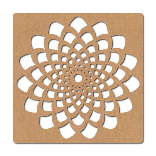 Mandala Base Cutout MDF Design 26