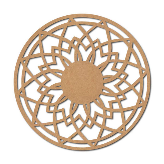 Mandala Base Cutout MDF Design 26