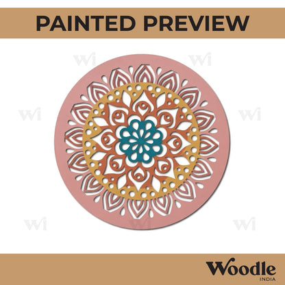 Mandala Base Cutout MDF Design 27