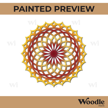 Mandala Base Cutout MDF Design 29