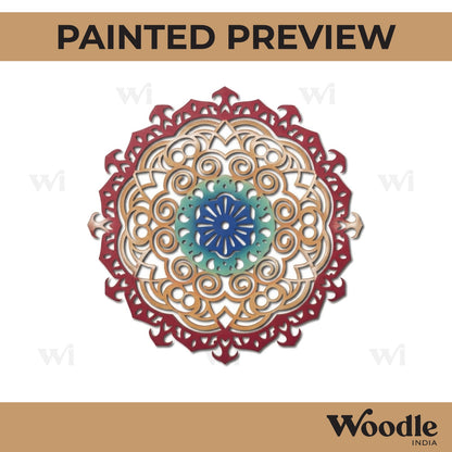 Mandala Base Cutout MDF Design 31