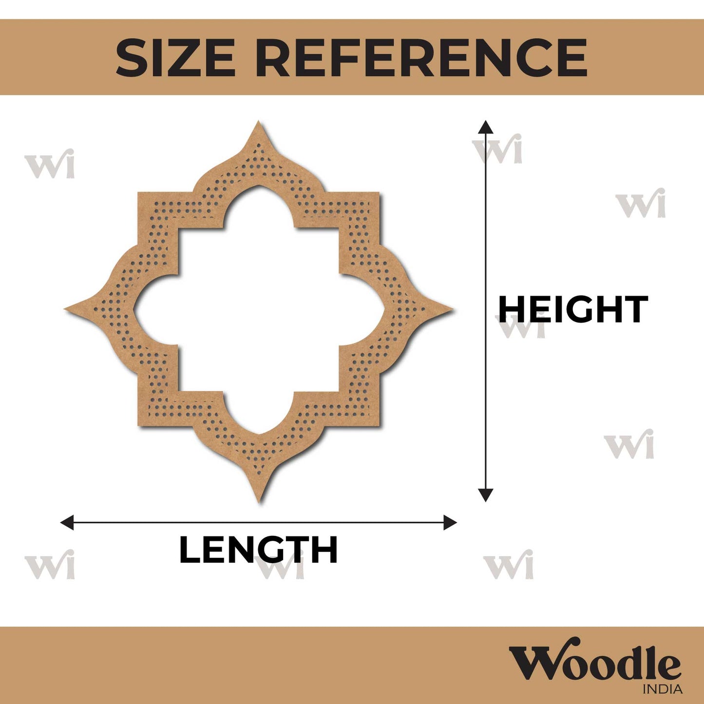 Mandala Base Cutout MDF Design 32