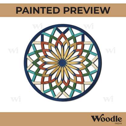 Mandala Base Cutout MDF Design 33