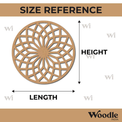 Mandala Base Cutout MDF Design 33