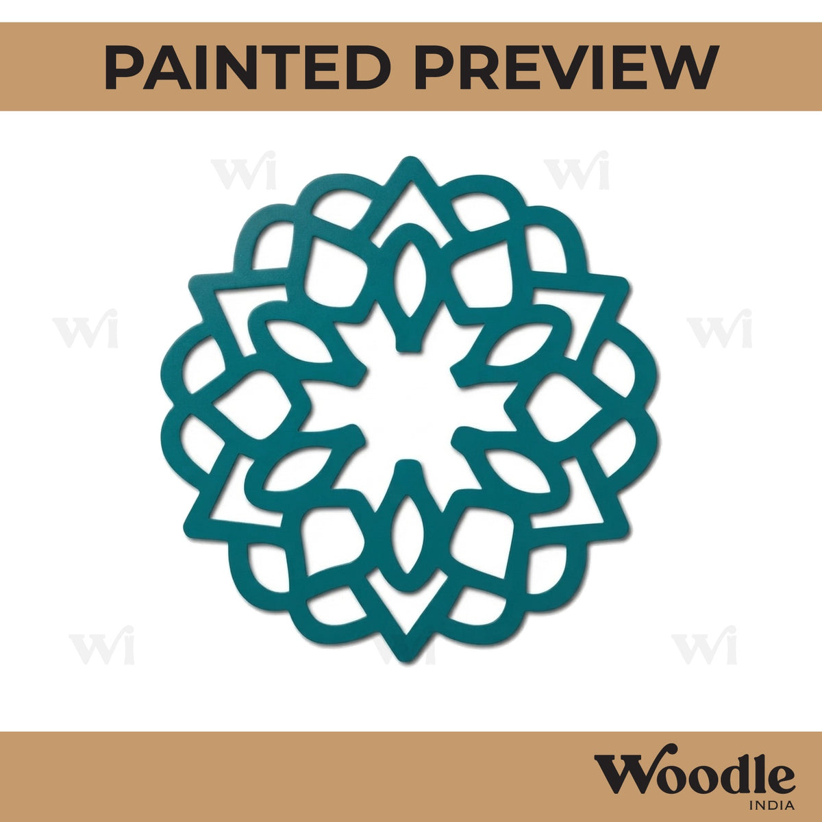 Mandala Base Cutout MDF Design 34