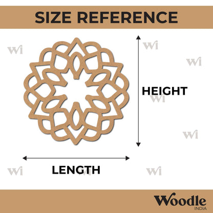 Mandala Base Cutout MDF Design 34