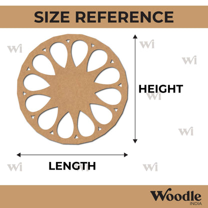 Mandala Base Cutout MDF Design 35