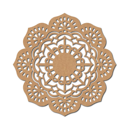 Mandala Base Cutout MDF Design 4