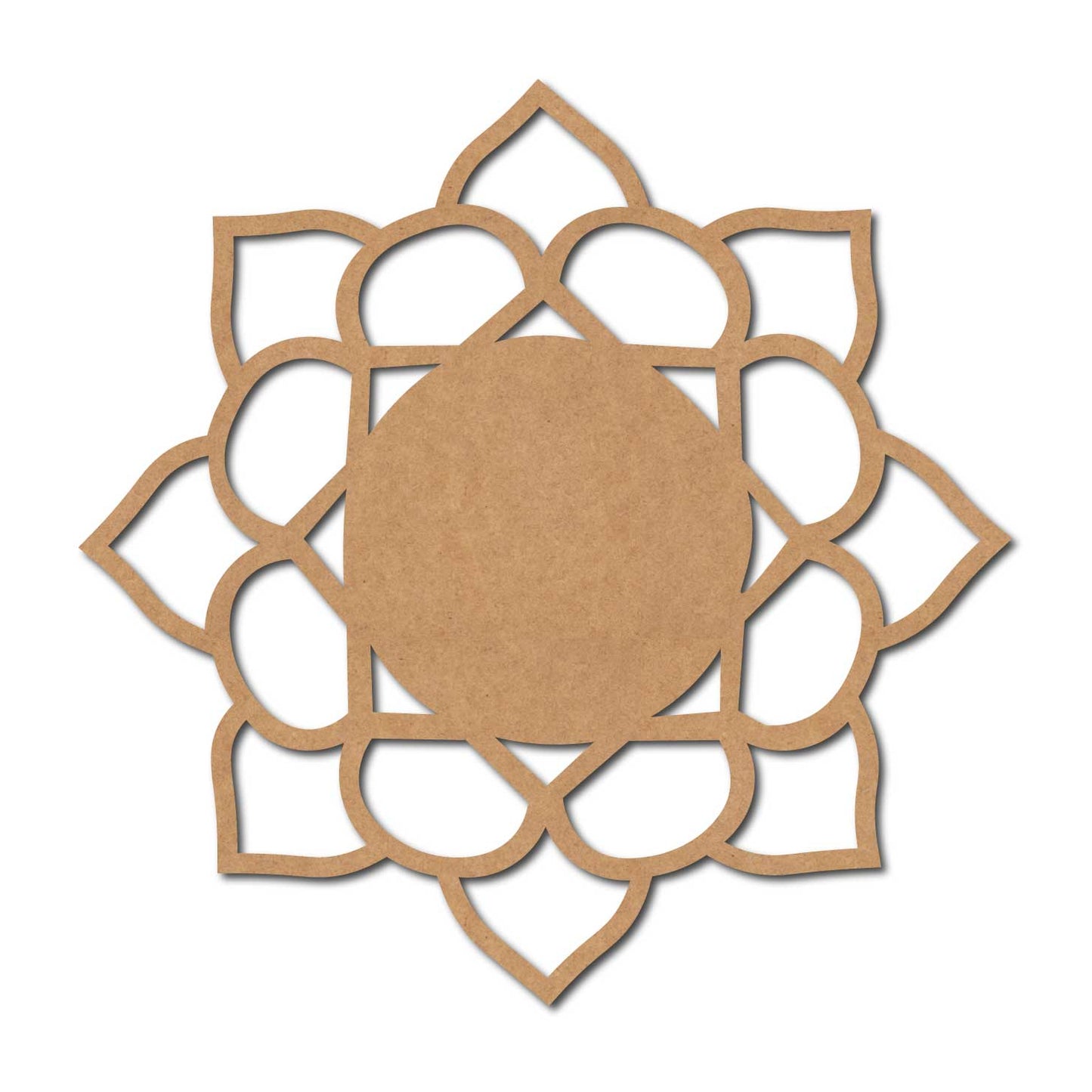 Mandala Base Cutout MDF Design 7