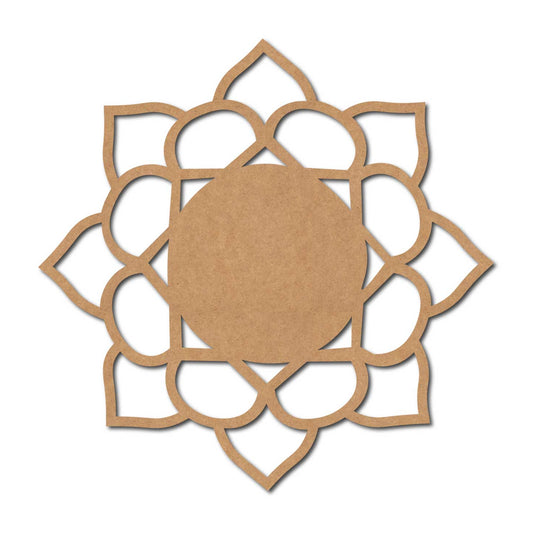 Mandala Base Cutout MDF Design 7