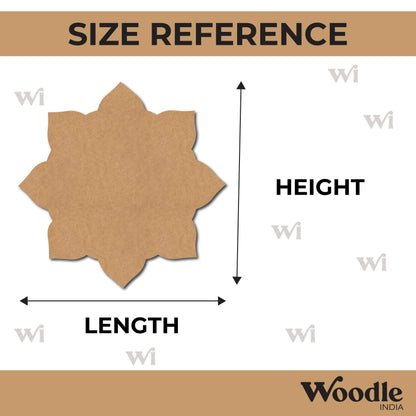 Mandala Base Cutout MDF Design 6