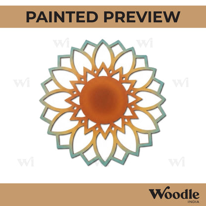 Mandala Base Cutout MDF Design 7