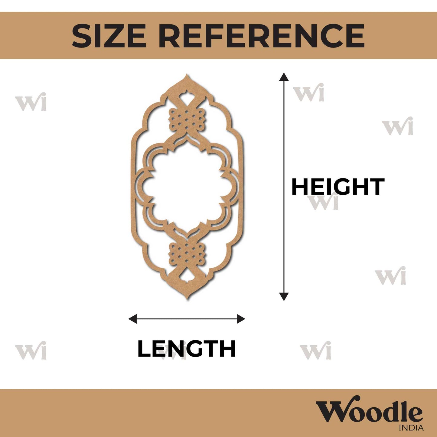 Mandala Base Cutout MDF Design 9