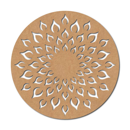 Mandala Base Cutout MDF Design 10