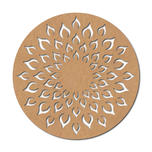 Mandala Base Cutout MDF Design 10